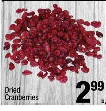 Super King Markets Dried Cranberries offer