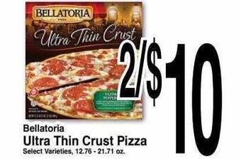 Super Saver Bellatoria Ultra Thin Crust Pizza offer