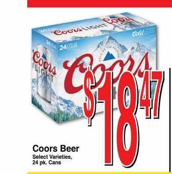Super Saver Coors Beer offer
