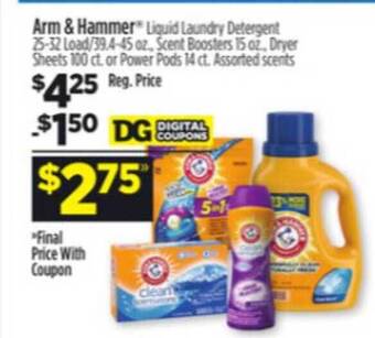 Dollar General Arm & Hammer offer
