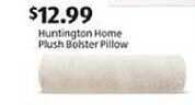 Aldi Huntington Home Plush Bolster Pillow offer