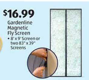 Aldi Gardenline Magnetic Fly Screen offer