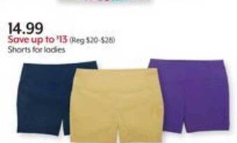 Bealls Shorts For Ladies offer