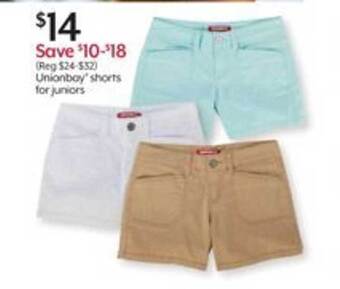 Bealls Unionbay Shorts For Juniors offer