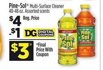 Dollar General Pine-sol offer
