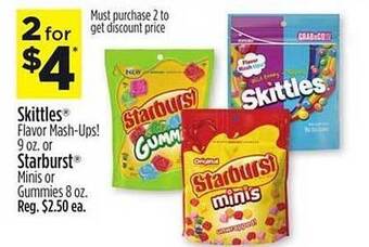 Dollar General Skittles Or Starburst offer