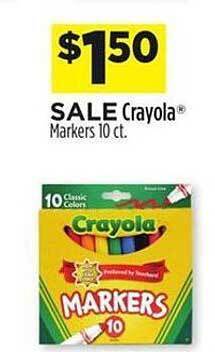 Dollar General Crayola offer