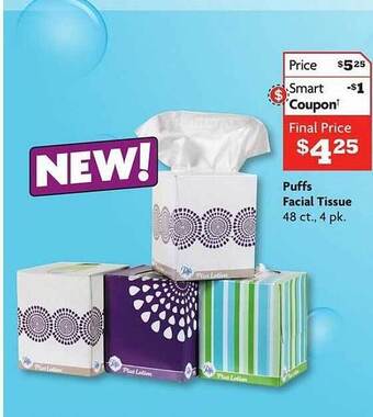 Family Dollar Puffs Facial Tissue offer