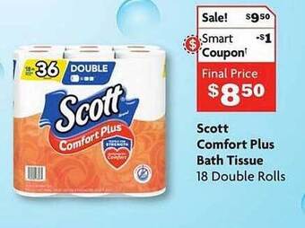 Family Dollar Scott Comfort Plus Bath Tissue offer