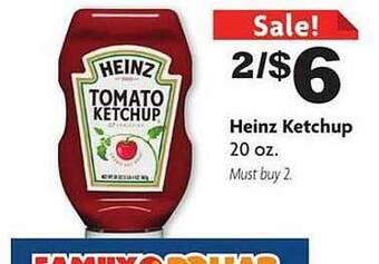 Family Dollar Heinz Ketchup offer