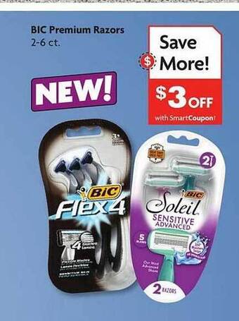 Family Dollar Bic Premium Razors offer