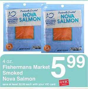 Harris Teeter Fishermans Market Smoked Nova Salmon offer