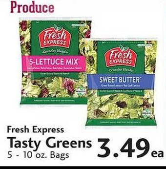 Sunset Foods Fresh Express Tasty Greens offer