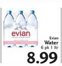Sunset Foods Evian Water offer