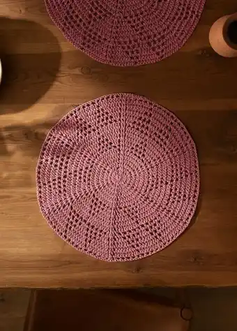 Mango Crochet placemat diameter 1496 in offer