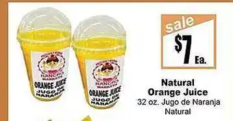 Natural Orange Juice