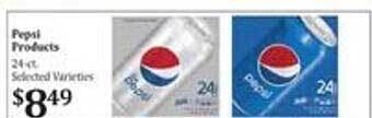 Rosauers Pepsi Products offer