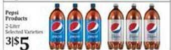 Rosauers Pepsi Products offer