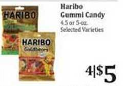 Rosauers Haribo Gummi Candy offer