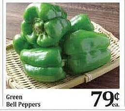 Rosauers Green Bell Peppers offer