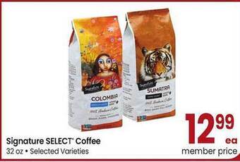 Safeway Signature Select Coffee offer