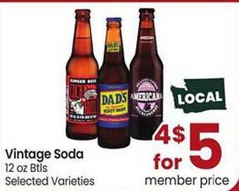 Safeway Vintage Soda offer