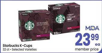 Safeway Starbucks K-Cups offer