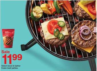 Target Good & Gather Frozen Beef Patties offer