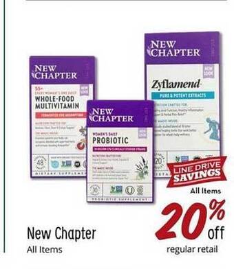 Sprouts Farmers Market New Chapter offer