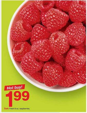 Target Fresh 6-Oz Raspberries offer
