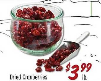 Sprouts Farmers Market Dried Cranberries offer