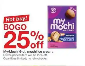 Target My-Mochi 6-Ct. Mochi Ice Cream offer