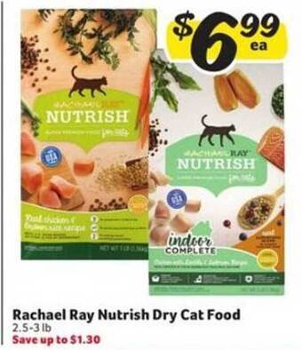 Winn Dixie Rachael Ray Nutrish Dry Cat Food offer