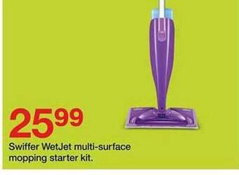 Target Swiffer WetJet Multi-Surface Mopping Starter Kit offer