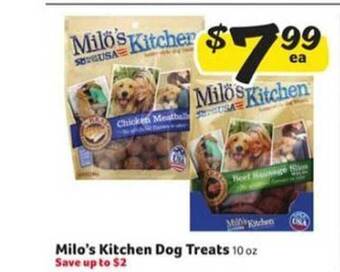 Winn Dixie Milo's Kitchen Dog Treats offer