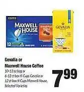 Gevalia Or Maxwell House Coffee
