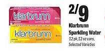Sentry Klarbrunn Sparkling Water offer