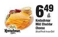 Sentry Kretschmar Mild Cheddar Cheese offer
