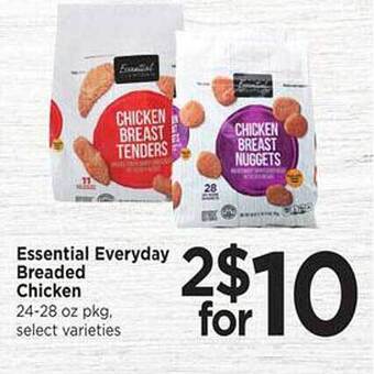 SHOPPERS Essential Everyday Breaded Chicken offer
