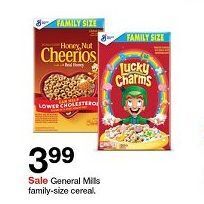 Target General Mills Cereal offer