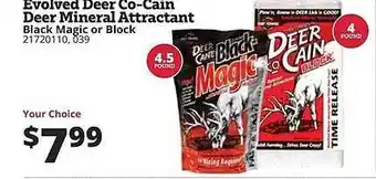 Rural King Evolved Deer Co-cain Deer Mineral Attractant offer