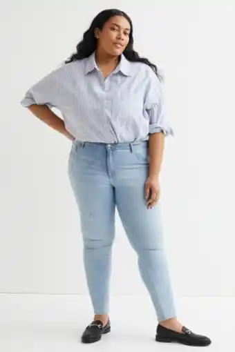 H&M H&m+ curvy regular ankle jeggings offer
