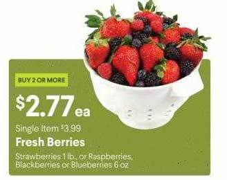 Nob Hill Fresh Berries offer