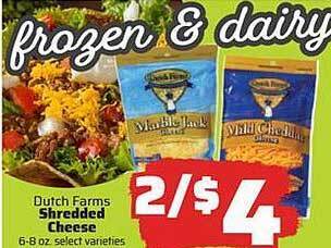 County Market Dutch Farms Shredded Cheese offer
