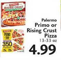 Sunset Foods Palermo Primo Or Rising Crust Pizza offer