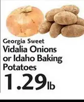 Sunset Foods Vidalia Onions Or Idaho Baking Potatoes offer