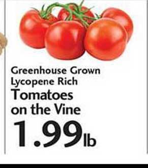 Sunset Foods Tomatoes On The Vine offer