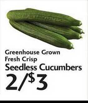 Sunset Foods Seedless Cucumbers offer