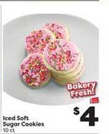 Weis Markets Iced Soft Sugar Cookies offer