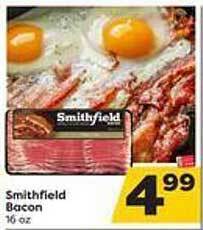 Weis Markets Smithfield Bacon offer